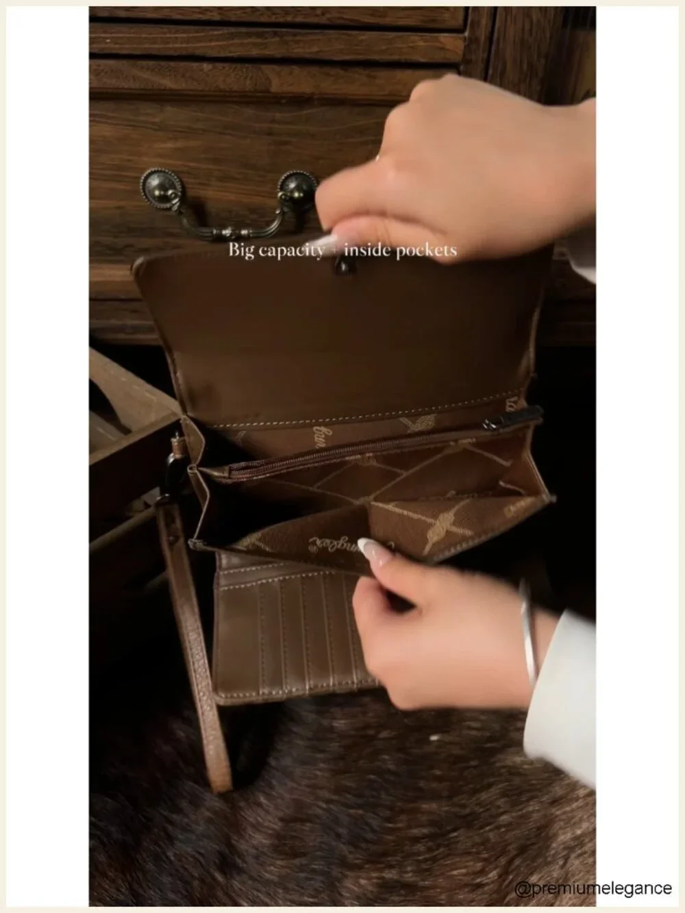 Western Trifold Wristlet Wallet with RFID Blocking